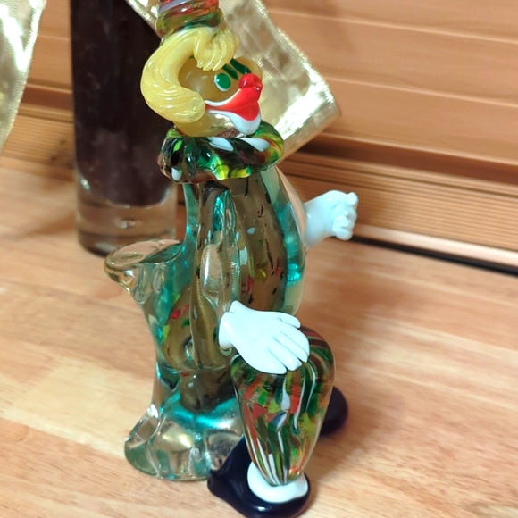 Rare HTF Vintage 💎 Murano, Italy 🤡 hand-blown VENETIAN GLASS CLOWN 🤡 pristine - Picture 5 of 11